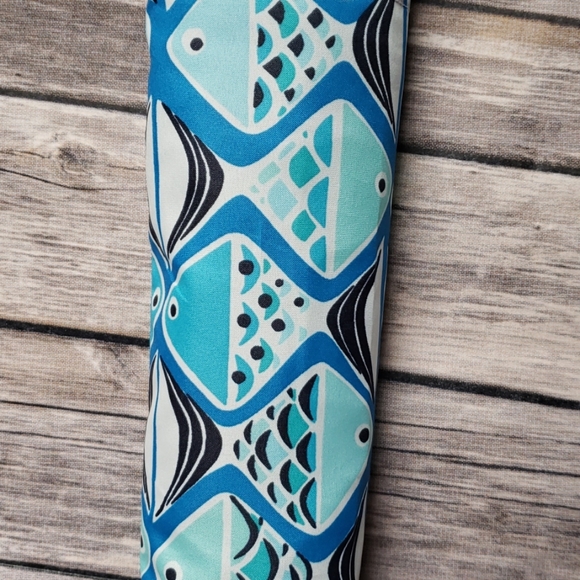 **1 LEFT** Vera Bradley Umbrella - Go Fish Blue Pattern - Picture 5 of 6